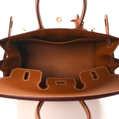 Hermes Epsom Birkin Sellier 25 Gold 16 of 34