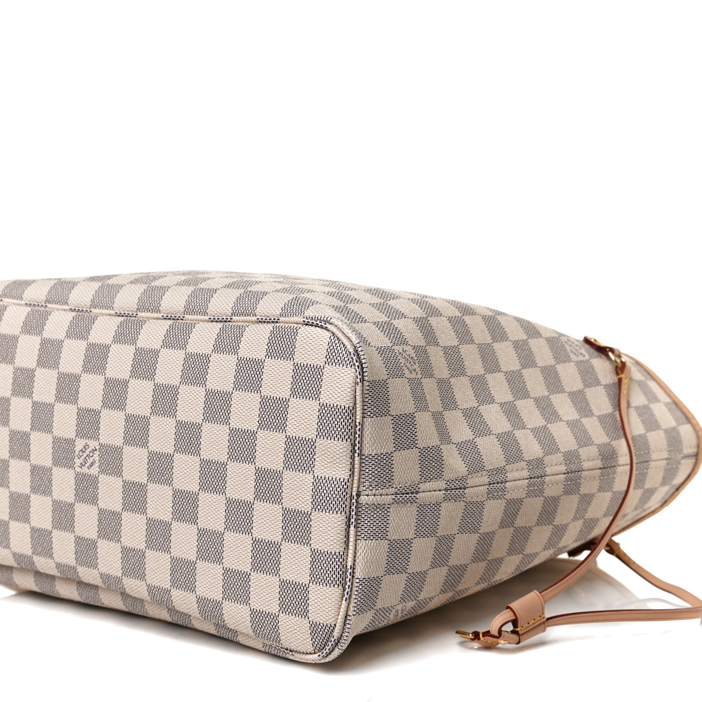 Damier Azur Neo Neverfull MM Rose Ballerine