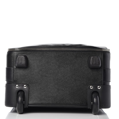 Prada Saffiano Travel Trolley Luggage Black 5 of 11