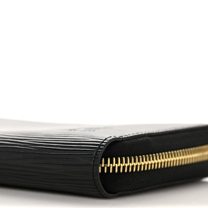 Louis Vuitton Epi Zippy Wallet Black 8 of 9