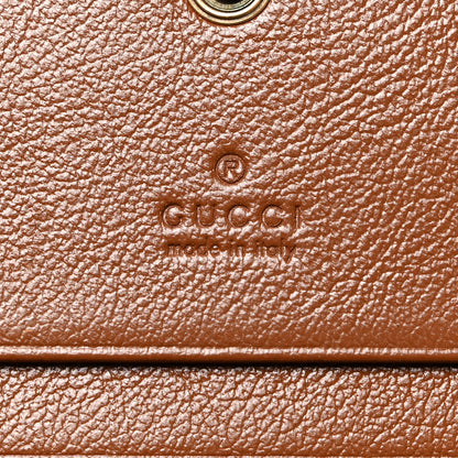 Gucci Azalea Calfskin Matelasse Diagonal GG Marmont Card Case Wallet Cuir 6 of 7