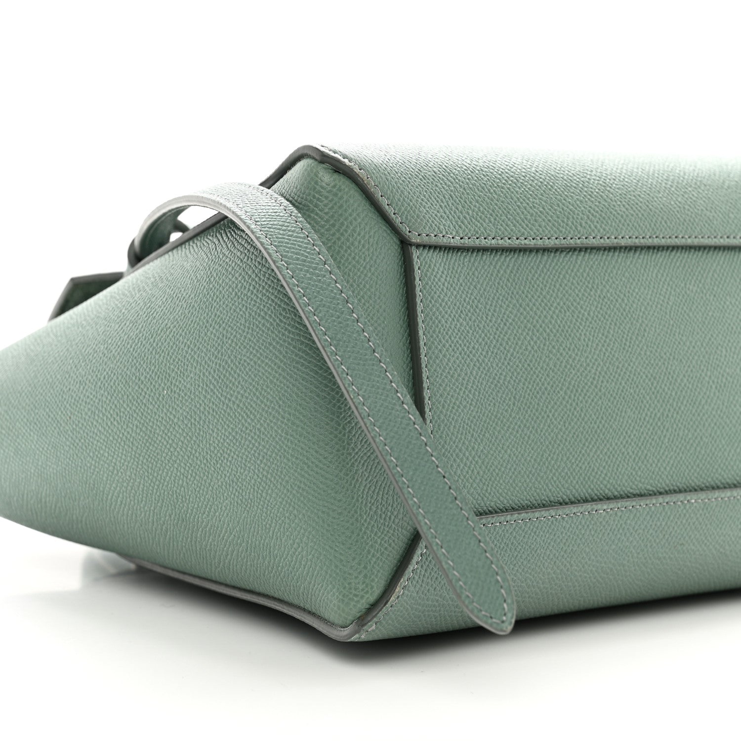 Celine Grained Calfskin Micro Belt Bag Celadon 8 of 9