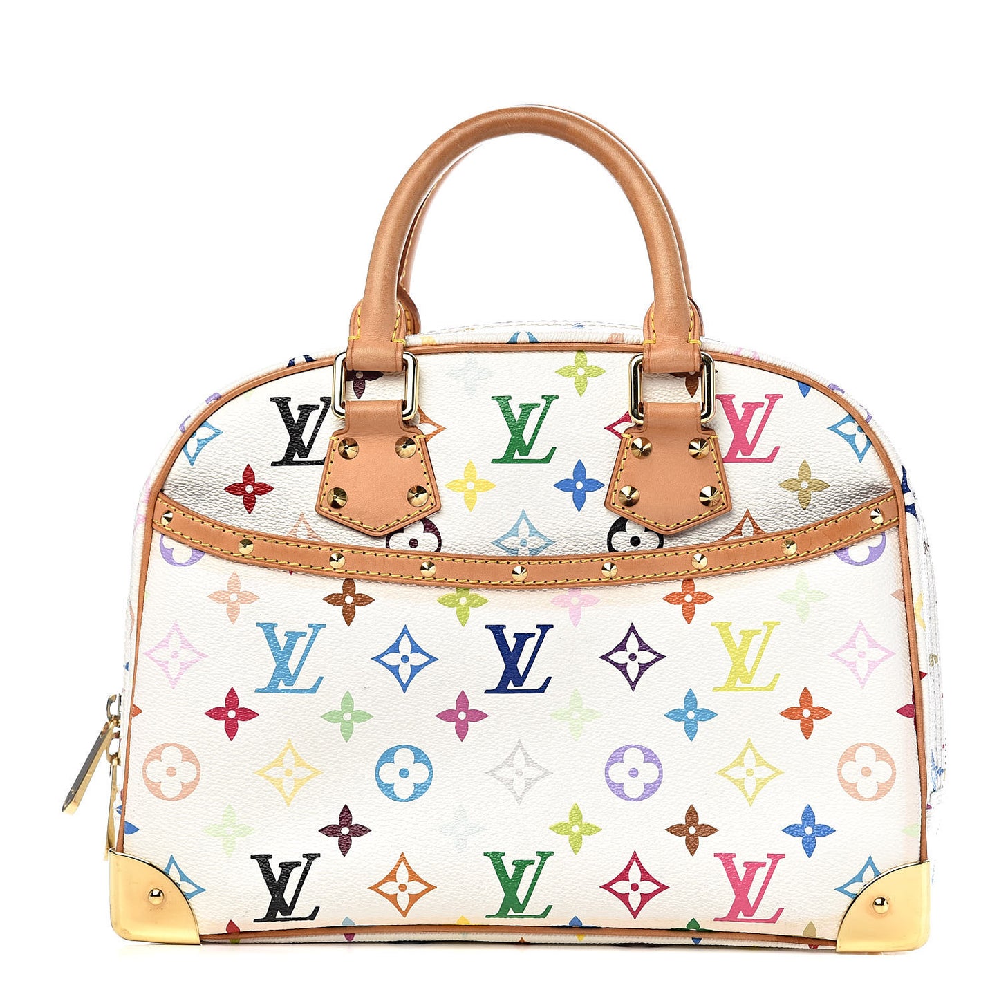 Monogram Multicolor Trouville White