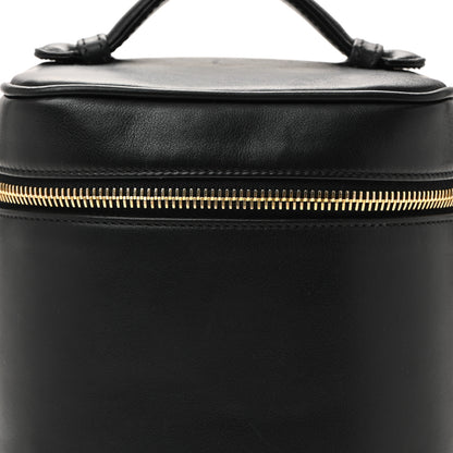 Chanel Lambskin Vanity Cosmetic Bag Black 8 of 10