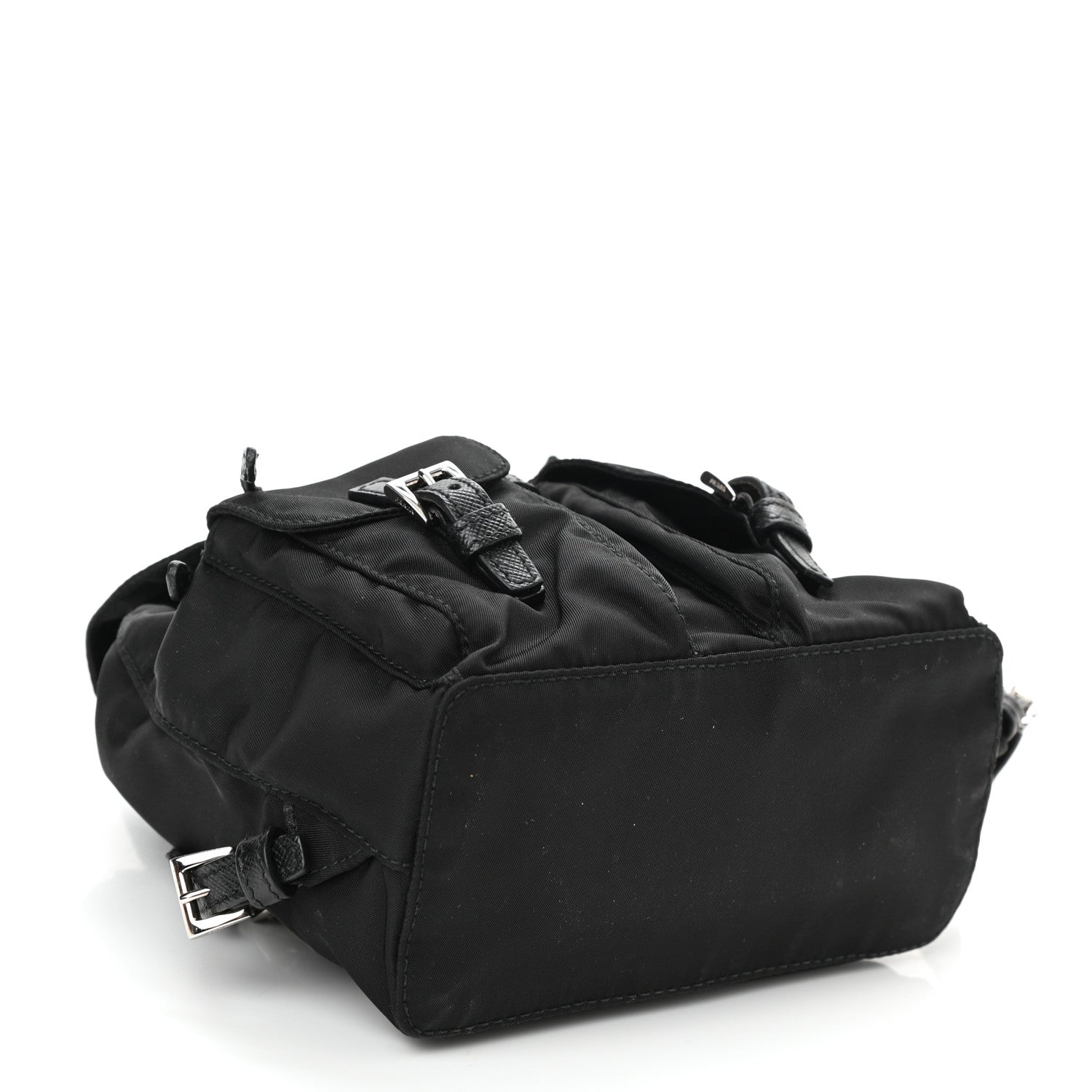 Prada Nylon Vela Mini Crossbody Backpack Black 4 of 8