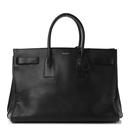 Saint Laurent Calfskin Large Sac De Jour Carryall Black 1 of 9