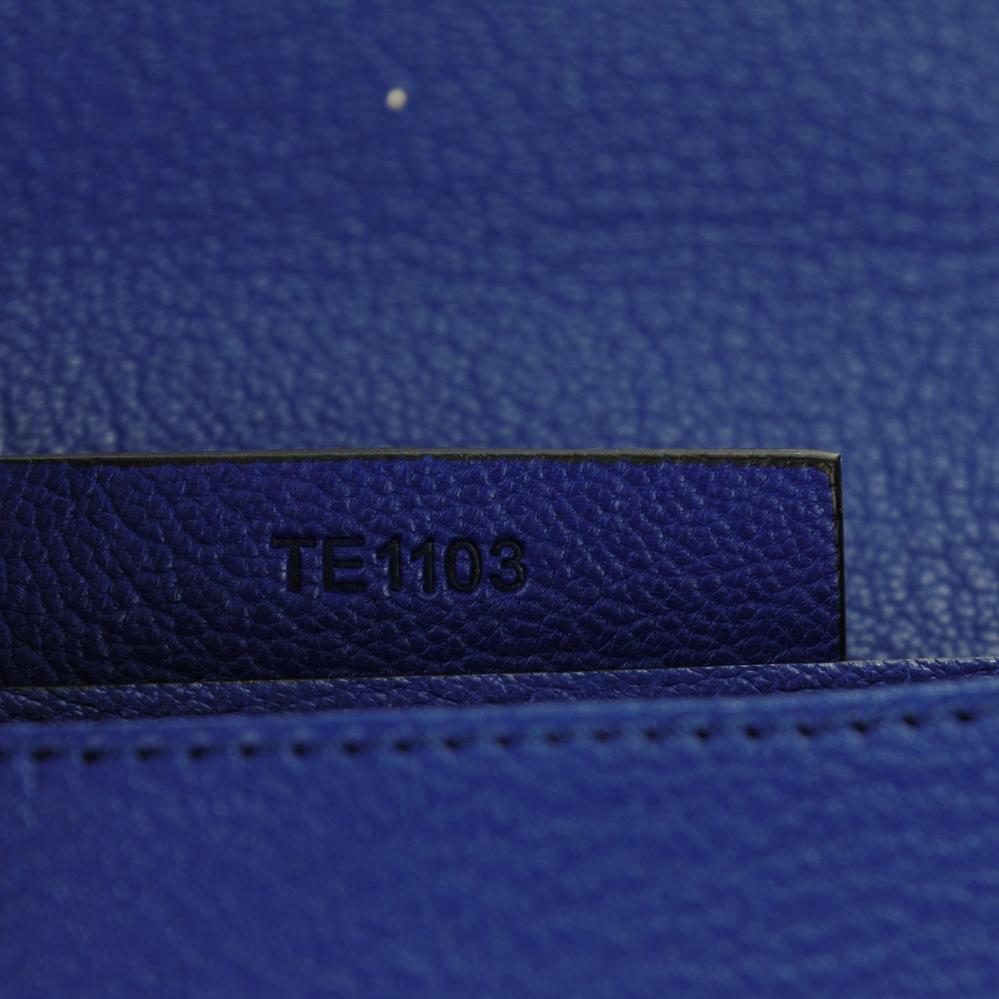 Sugar Goatskin Medium Antigona Envelope Clutch Blue