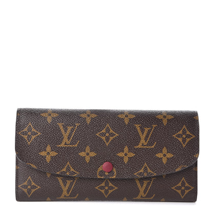 Louis Vuitton Monogram Emilie Wallet Fuchsia 1 of 6