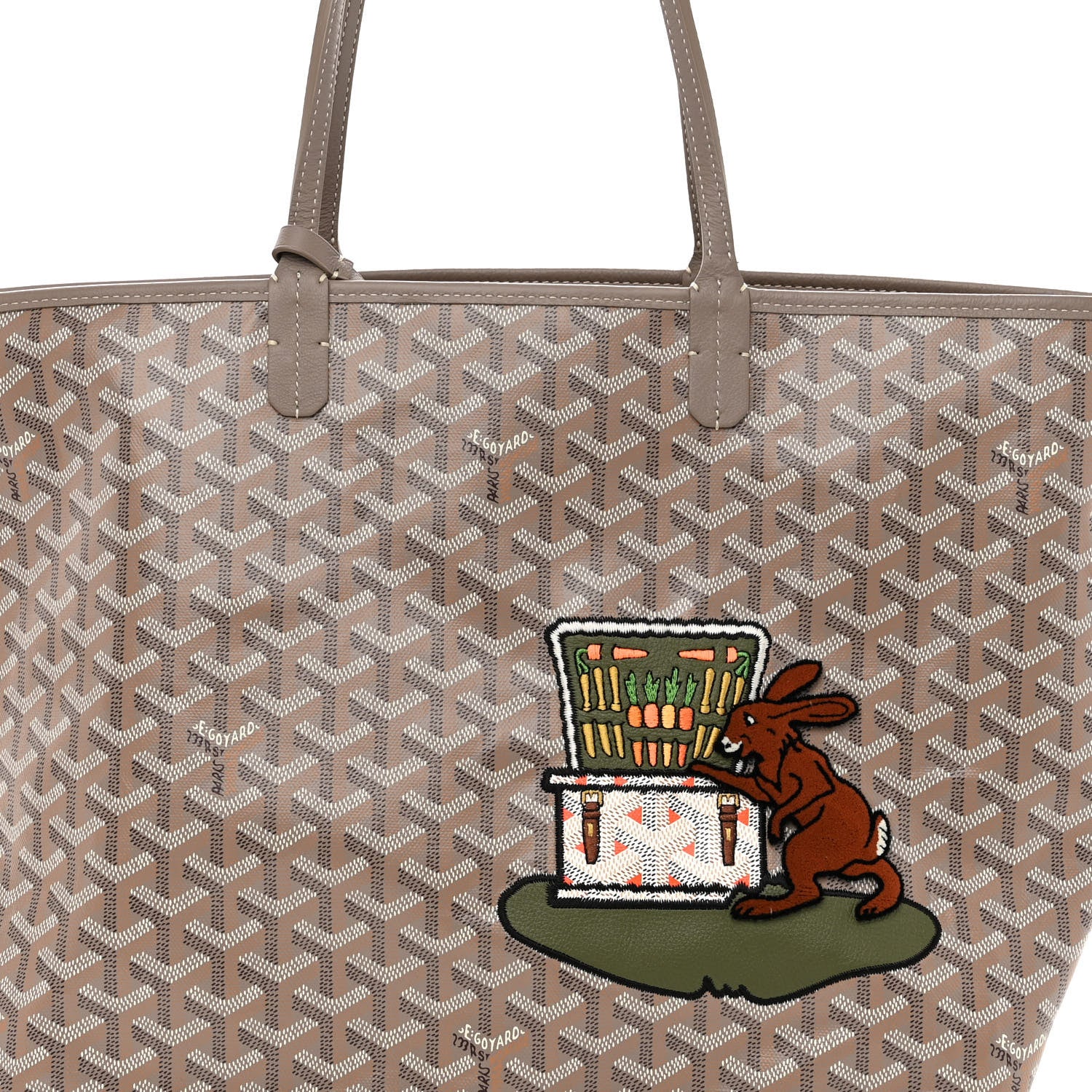 Goyard Goyardine Reversible Bunny Anjou GM Grey 11 of 16