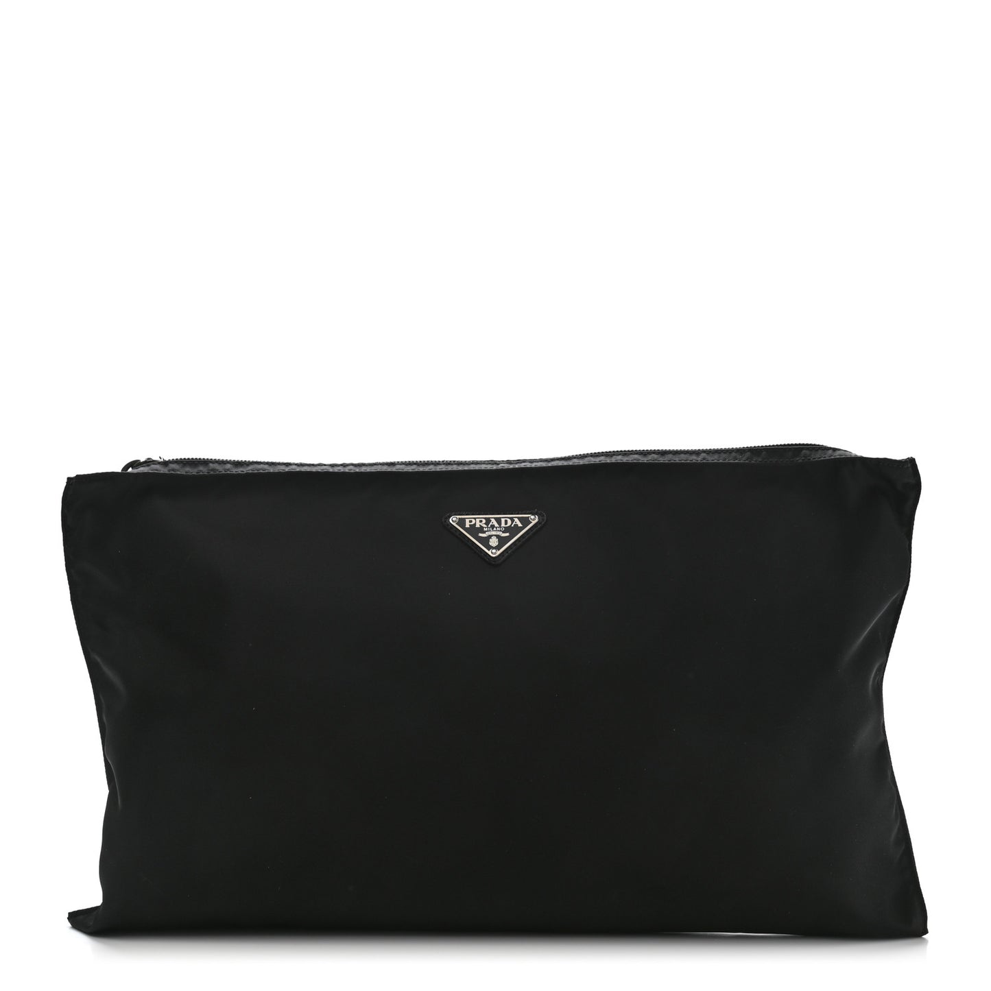Nylon Cosmetic Pouch Black