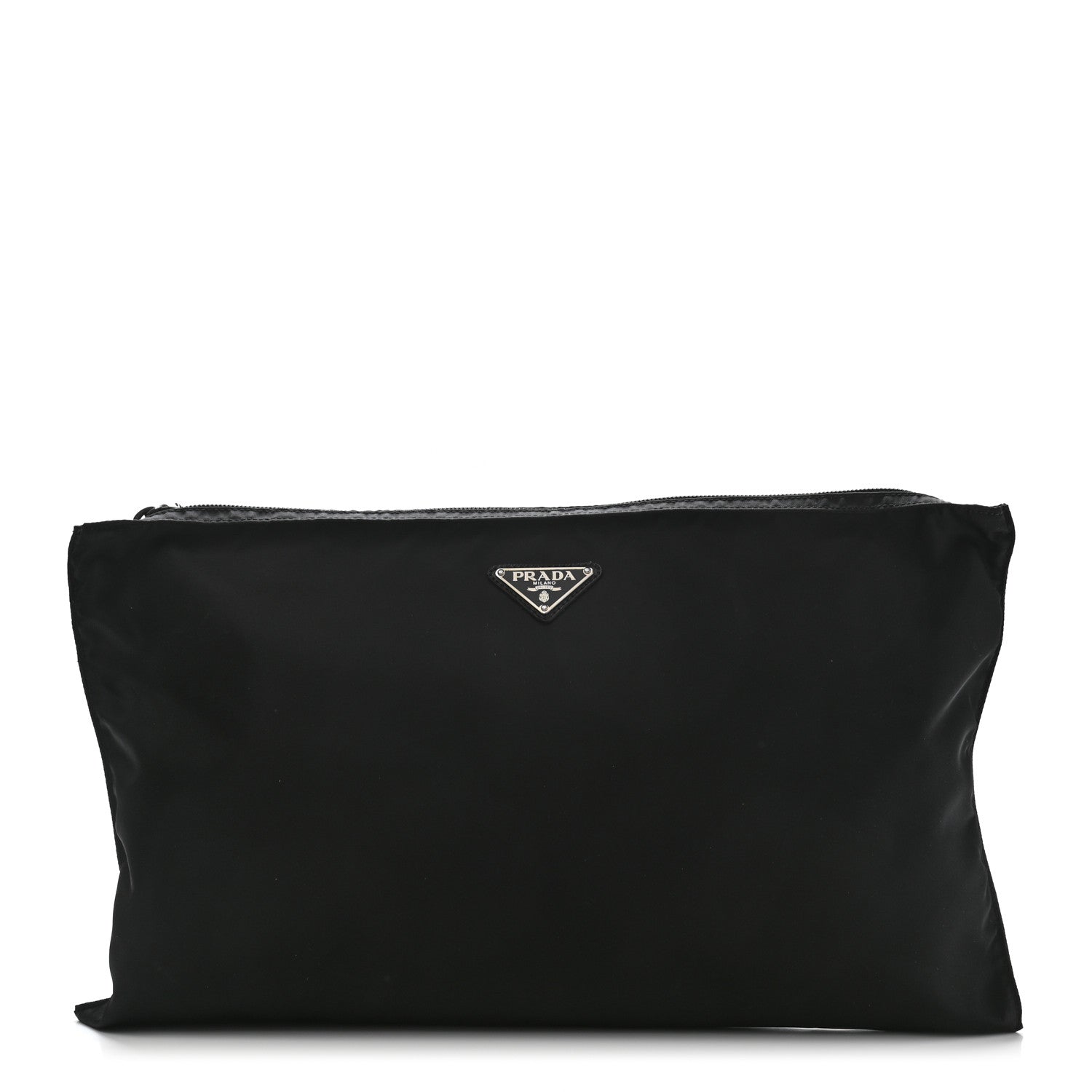Prada Nylon Cosmetic Pouch Black 1 of 8