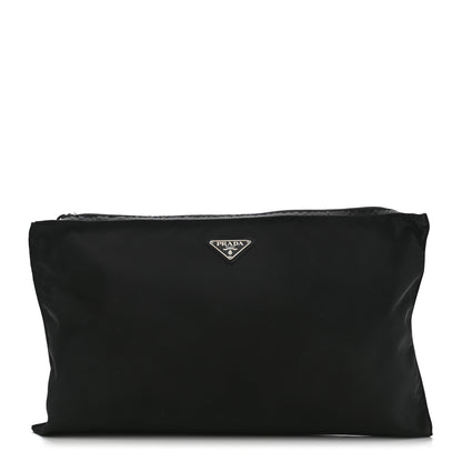 Prada Nylon Cosmetic Pouch Black 1 of 8