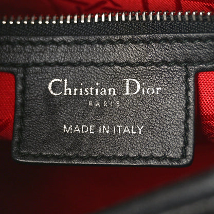 Christian Dior Lambskin Cannage Medium Lady Dior Black 6 of 8