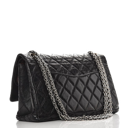 Chanel Aged Calfskin Quilted 2.55 Reissue 226 Flap Black 4 of 8