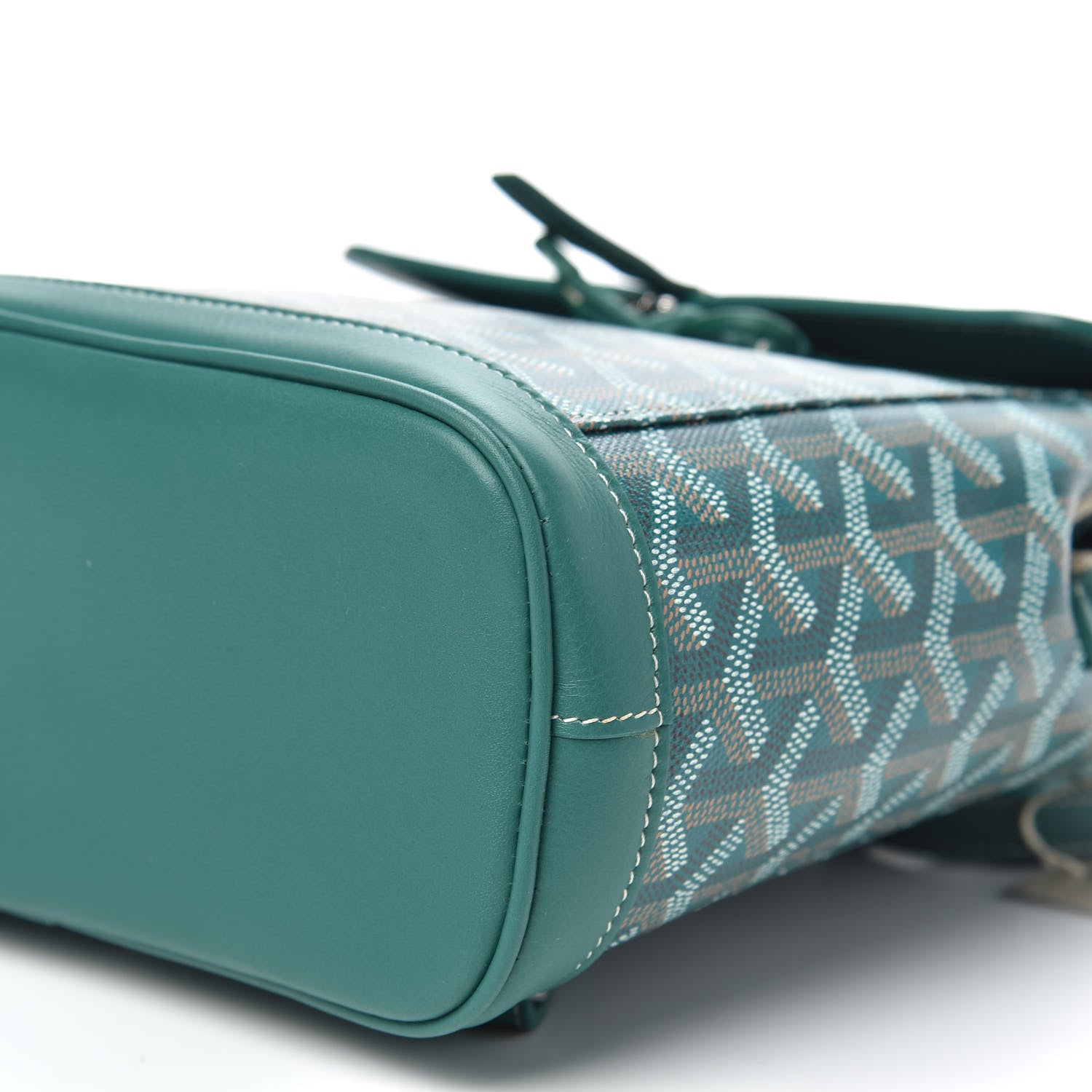 Goyard Goyardine Calfskin Mini Alpin Backpack Green 8 of 9