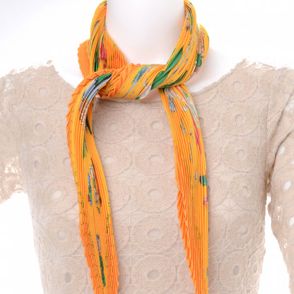 Hermes Silk Plisse Raconte Moi Le Cheval Scarf 2 of 6