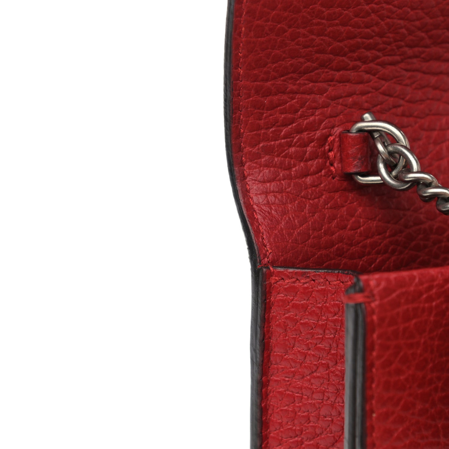 Gucci Calfskin Super Mini Dionysus Shoulder Bag Hibiscus Red 10 of 11