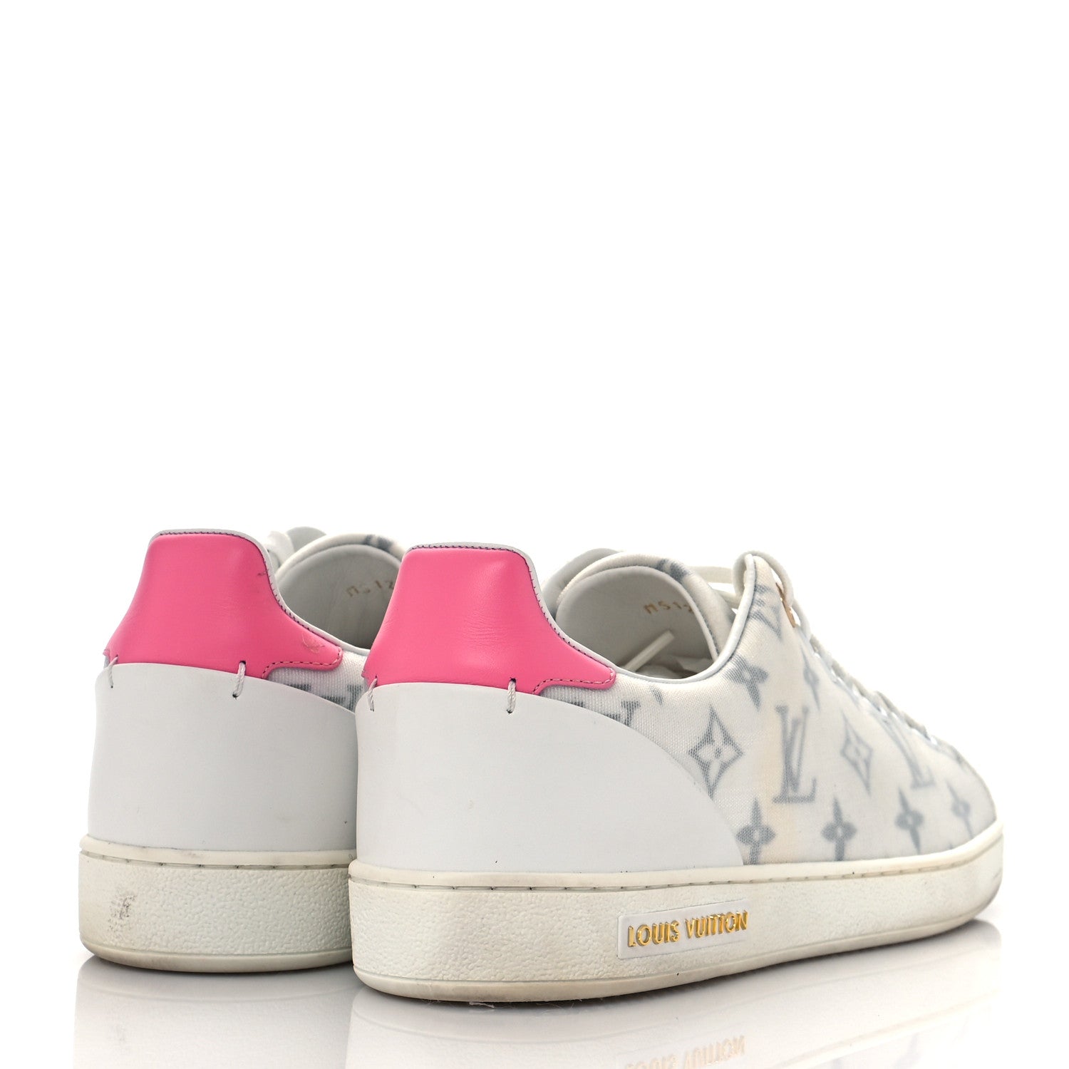Louis Vuitton Technical Fabric Calfskin Frontrow Sneakers 40 Pink 4 of 8