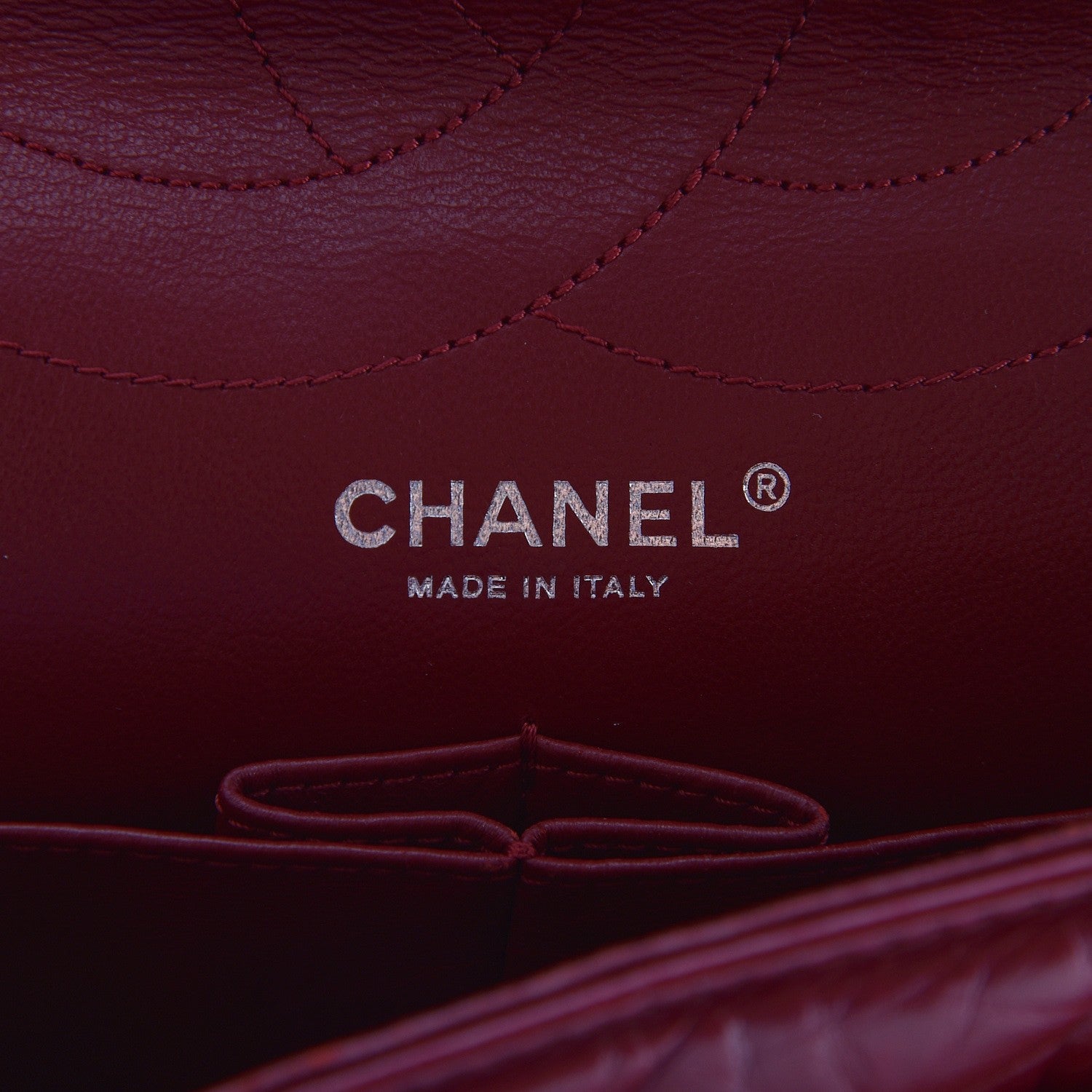 Chanel Aged Calfskin Quilted 2.55 Reissue 227 Flap Red 7 of 11