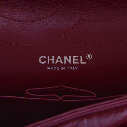 Chanel Aged Calfskin Quilted 2.55 Reissue 227 Flap Red 7 of 11