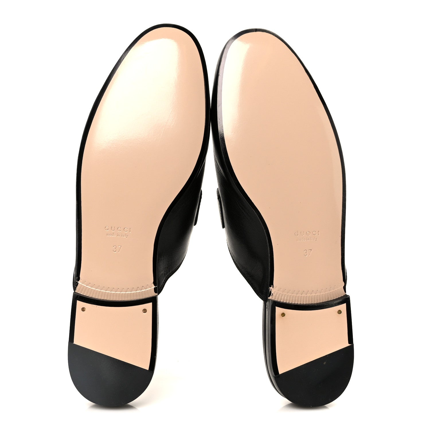 Gucci Malaga Kid Web Womens Princetown Slippers 37 Black 6 of 10