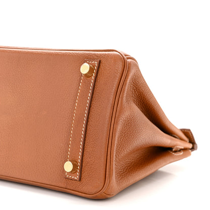 Hermes Natural Barenia Faubourg Birkin 25 Fauve 10 of 16
