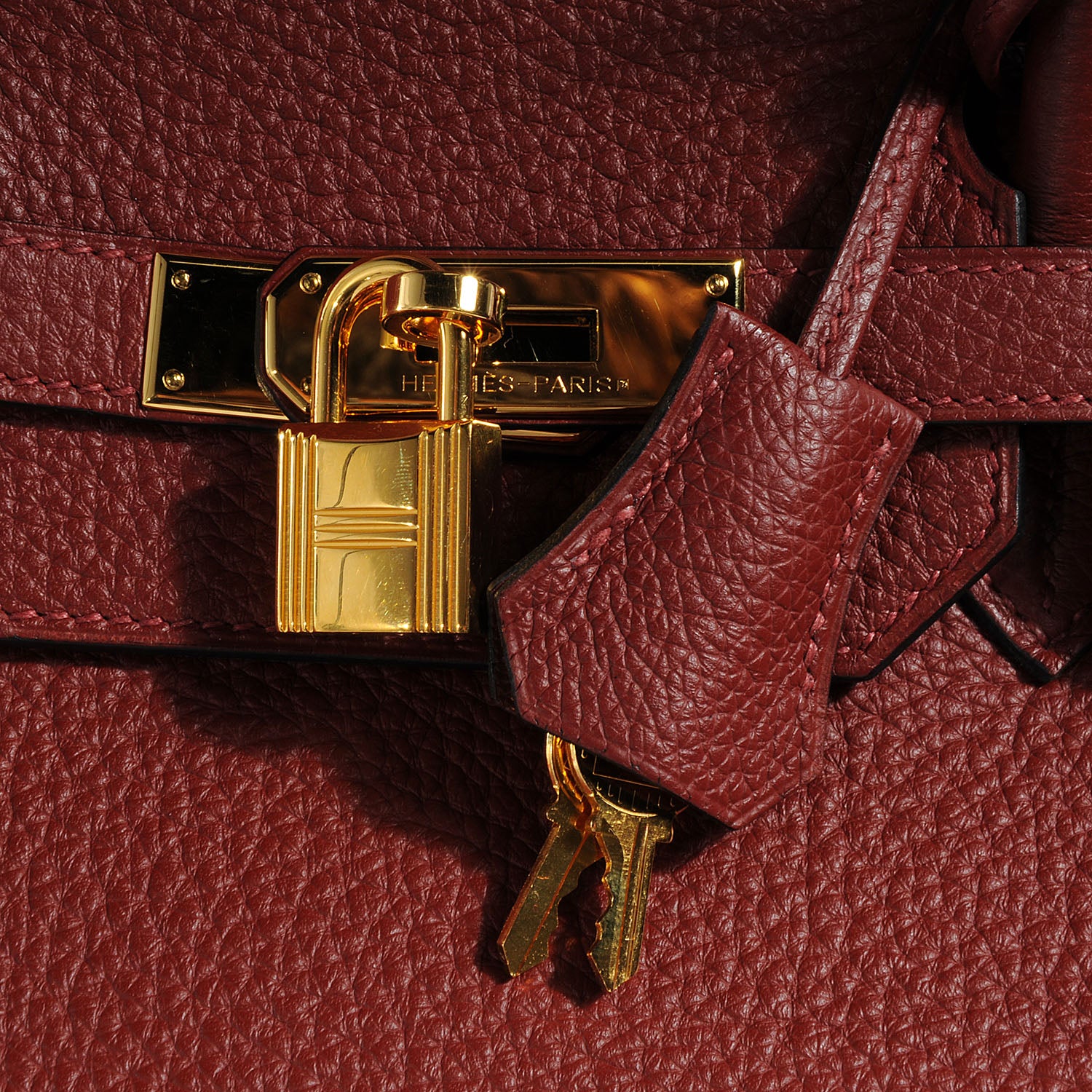 Hermes Taurillon Clemence Birkin 40 Sienne 10 of 10