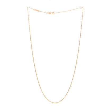 Van Cleef & Arpels 18K Yellow Gold Trace Chain Necklace 3 of 4