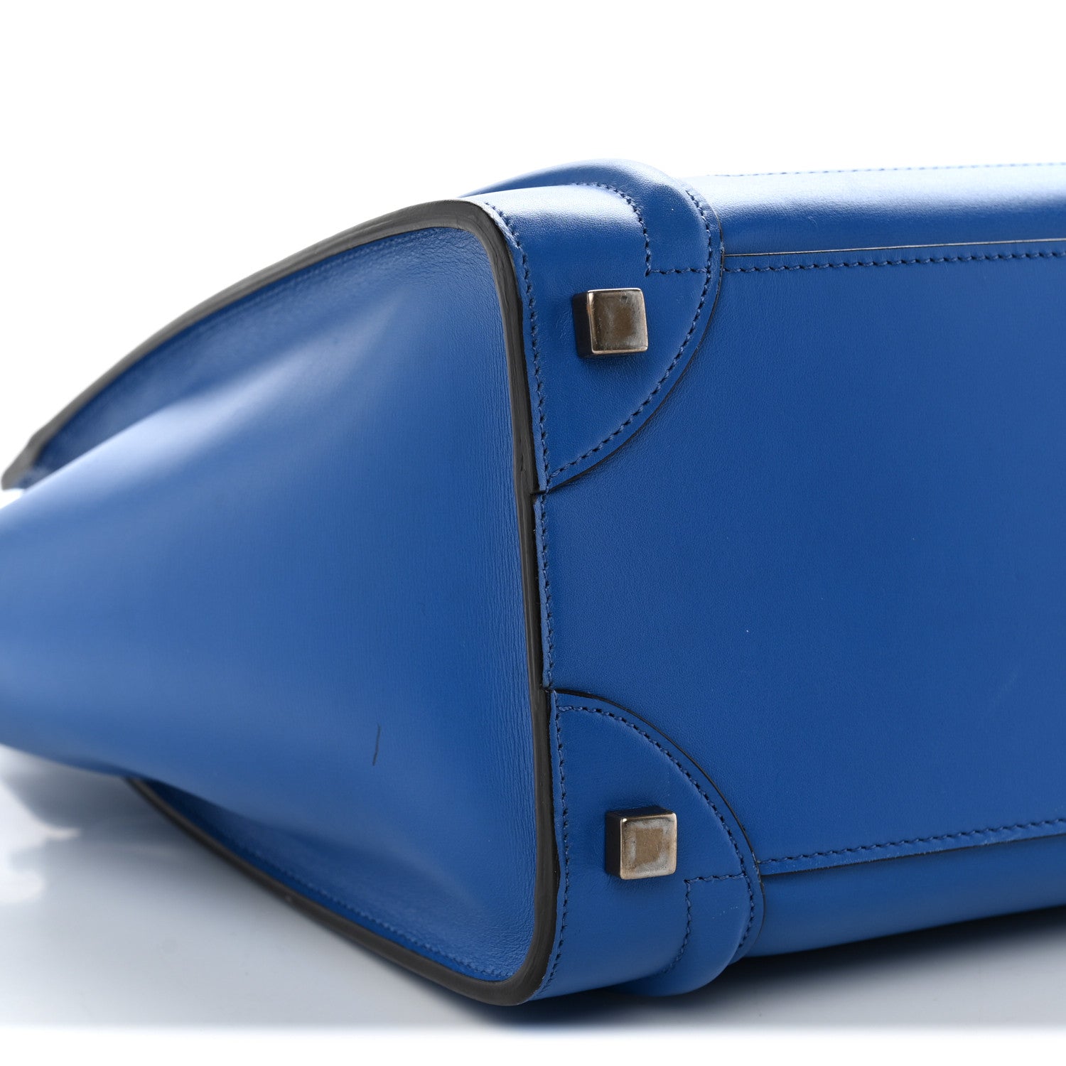 Celine Smooth Calfskin Micro Luggage Royal Blue 8 of 9