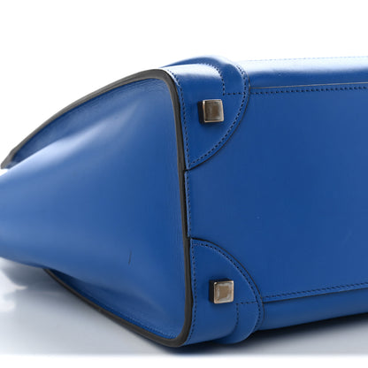 Celine Smooth Calfskin Micro Luggage Royal Blue 8 of 9