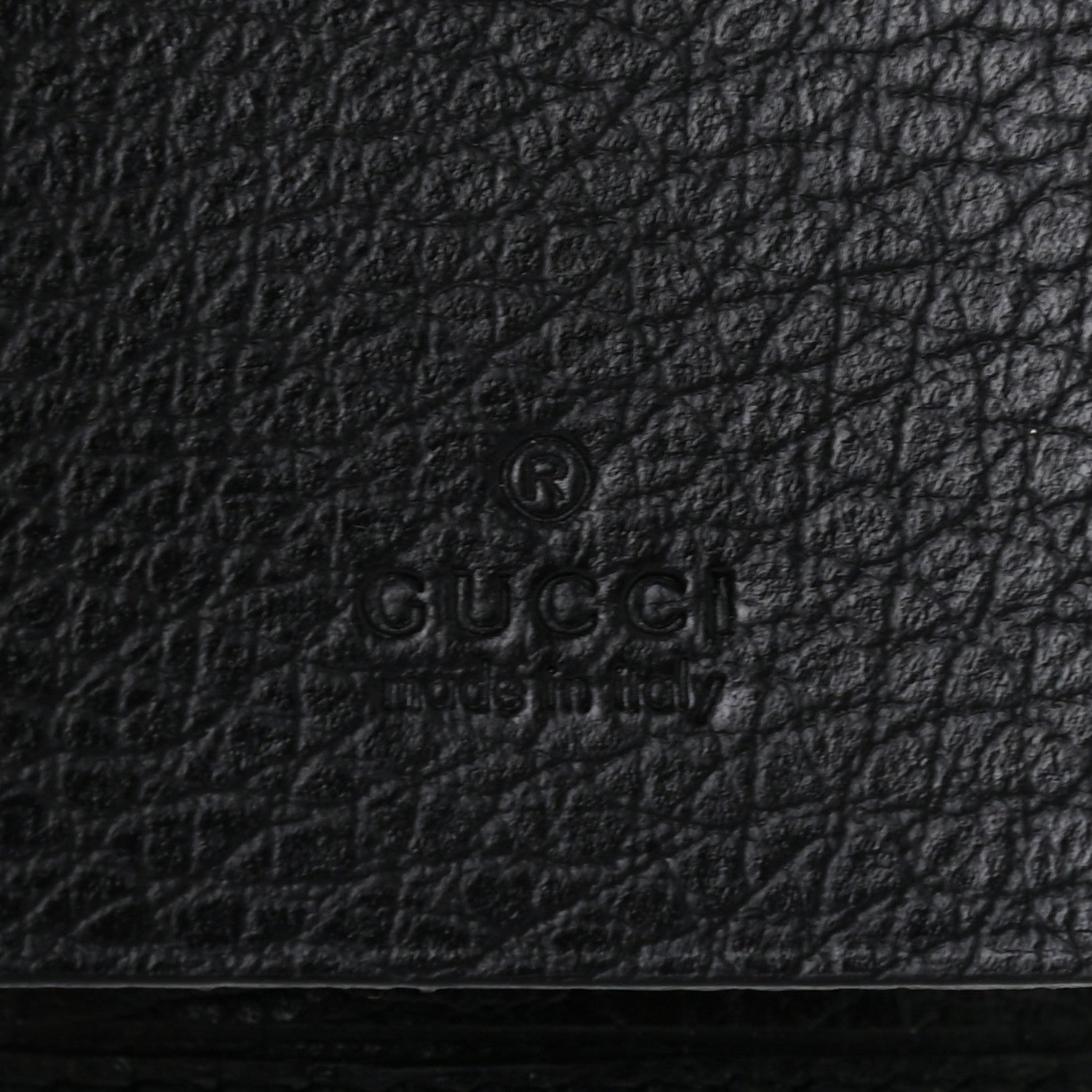 Gucci Pebbled Calfskin GG Marmont 6 Key Holder Black 6 of 7
