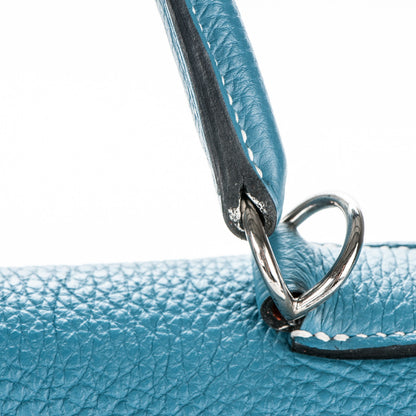 Hermes Togo Kelly Retourne 32 Blue Jean 9 of 30