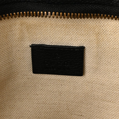 Gucci Grained Calfskin Logo Belt Bag Black 6 of 9