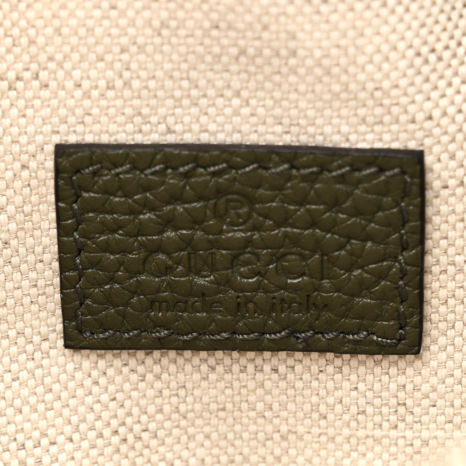 Gucci Piuma Calfskin Jumbo GG Embossed Small Belt Bag Dark Green 6 of 10