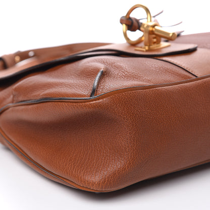 Chloe Grained Lambskin Medium Lexa Shoulder Bag Mustard Brown 8 of 11