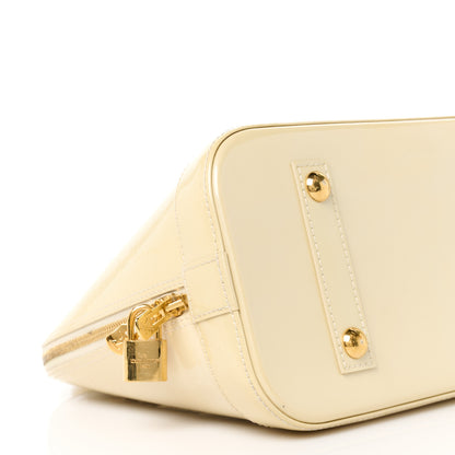 Louis Vuitton Vernis Alma PM Blanc Corail 11 of 13