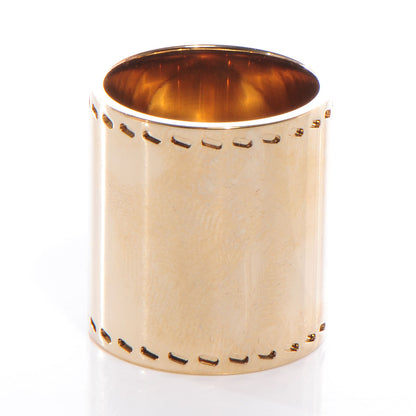 Hermes Charms Fer a Cheval Horseshoe Scarf Ring Gold 3 of 6
