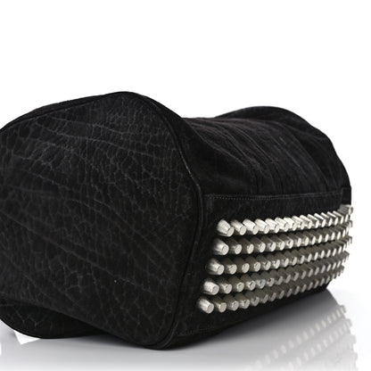 Alexander Wang Tumbled Nubuck Rocco Espresso Rhodium Hardware 7 of 8