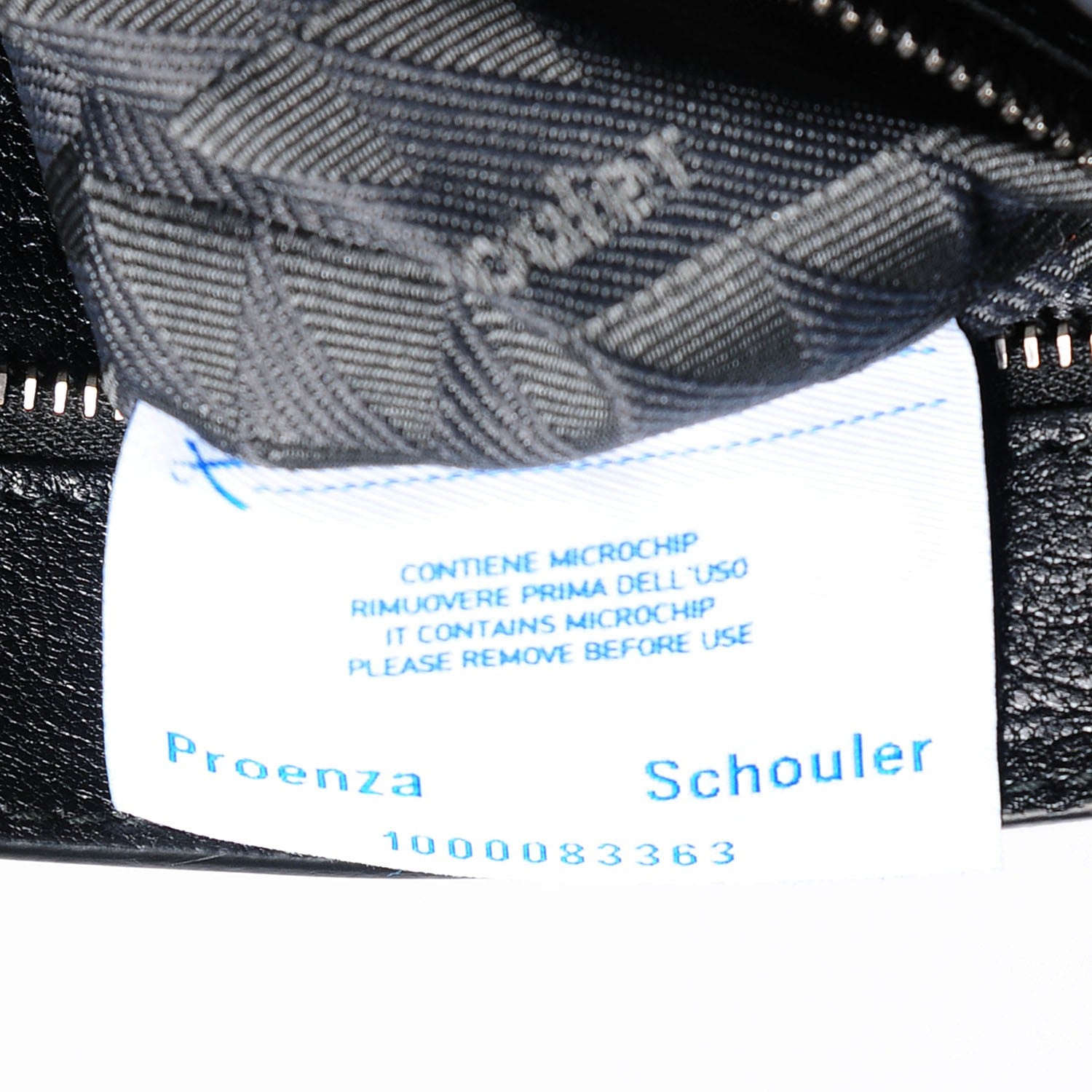 Proenza Schouler Lambskin Tiny PS1 Satchel Black 12 of 13