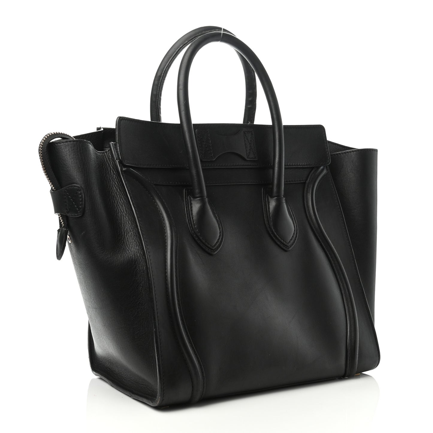 Smooth Calfskin Mini Luggage Black
