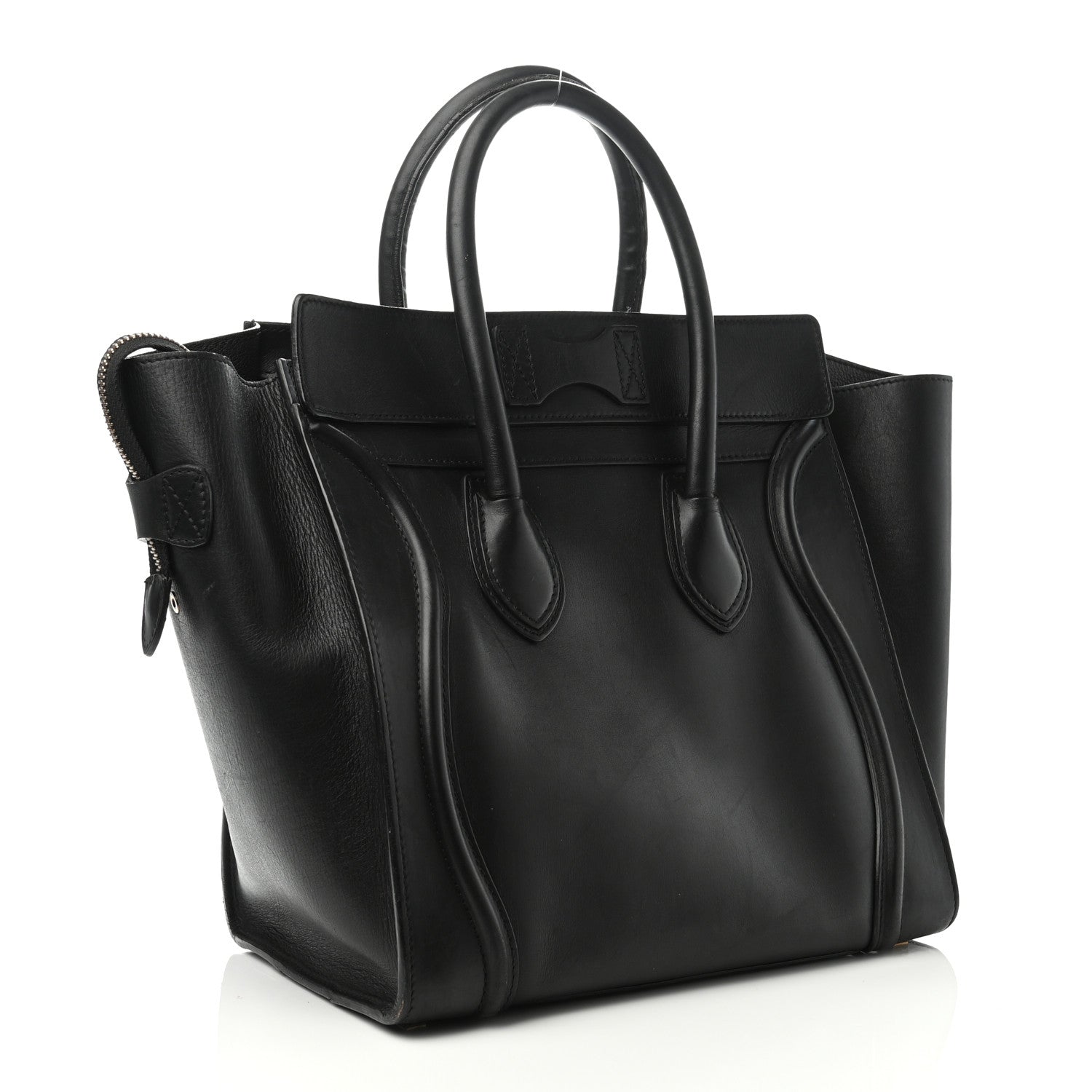 Celine Smooth Calfskin Mini Luggage Black 2 of 4