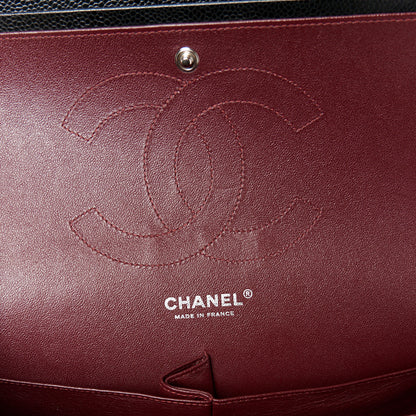 Chanel Caviar Quilted Jumbo Double Flap Black 6 of 11