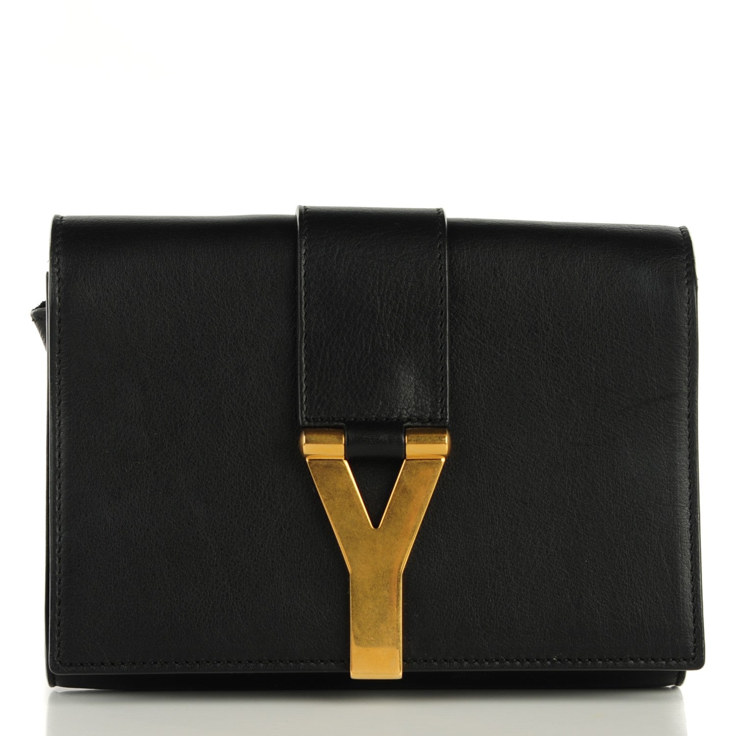 Saint Laurent Calfskin Small Classic Y Satchel Black 1 of 8