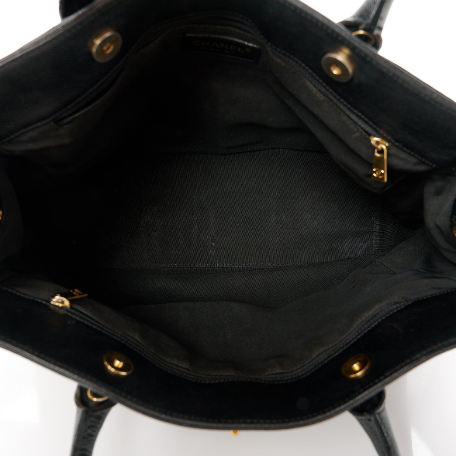 Chanel Caviar Cerf Executive Shopper Tote Black 6 of 18