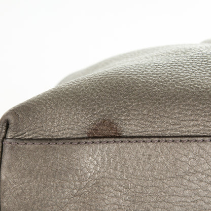 Gucci Metallic Pebbled Calfskin Medium Soho Chain Shoulder Bag Sasso 9 of 9