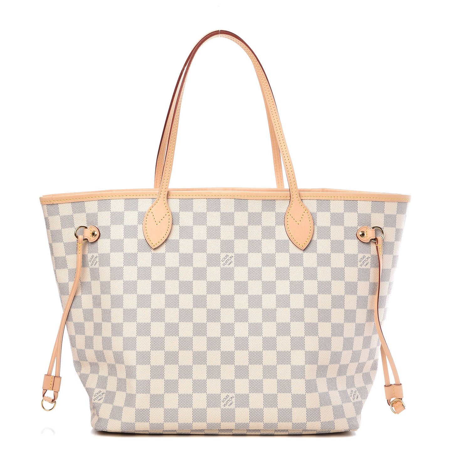 Damier Azur Neo Neverfull MM Rose Ballerine