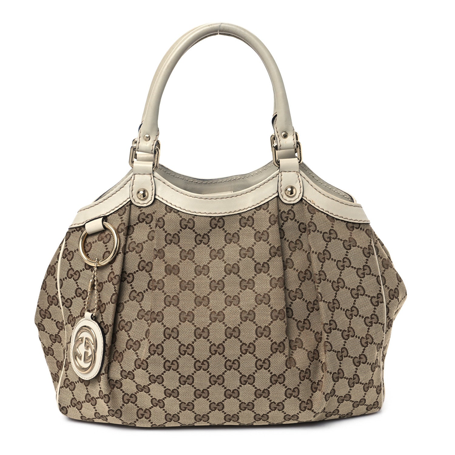 Gucci Monogram Medium Sukey Tote Off White 1 of 12