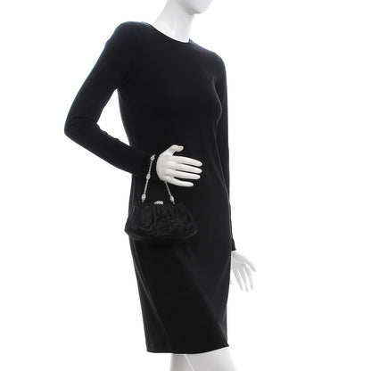 Judith Leiber Crystal Satin Clutch Black 2 of 9