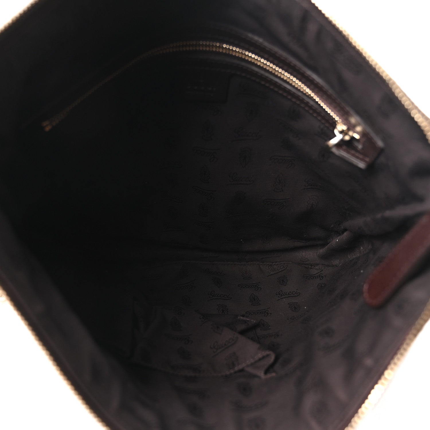 Gucci Guccissima Horsebit Tassel Messenger Bag  Dark Brown 5 of 10