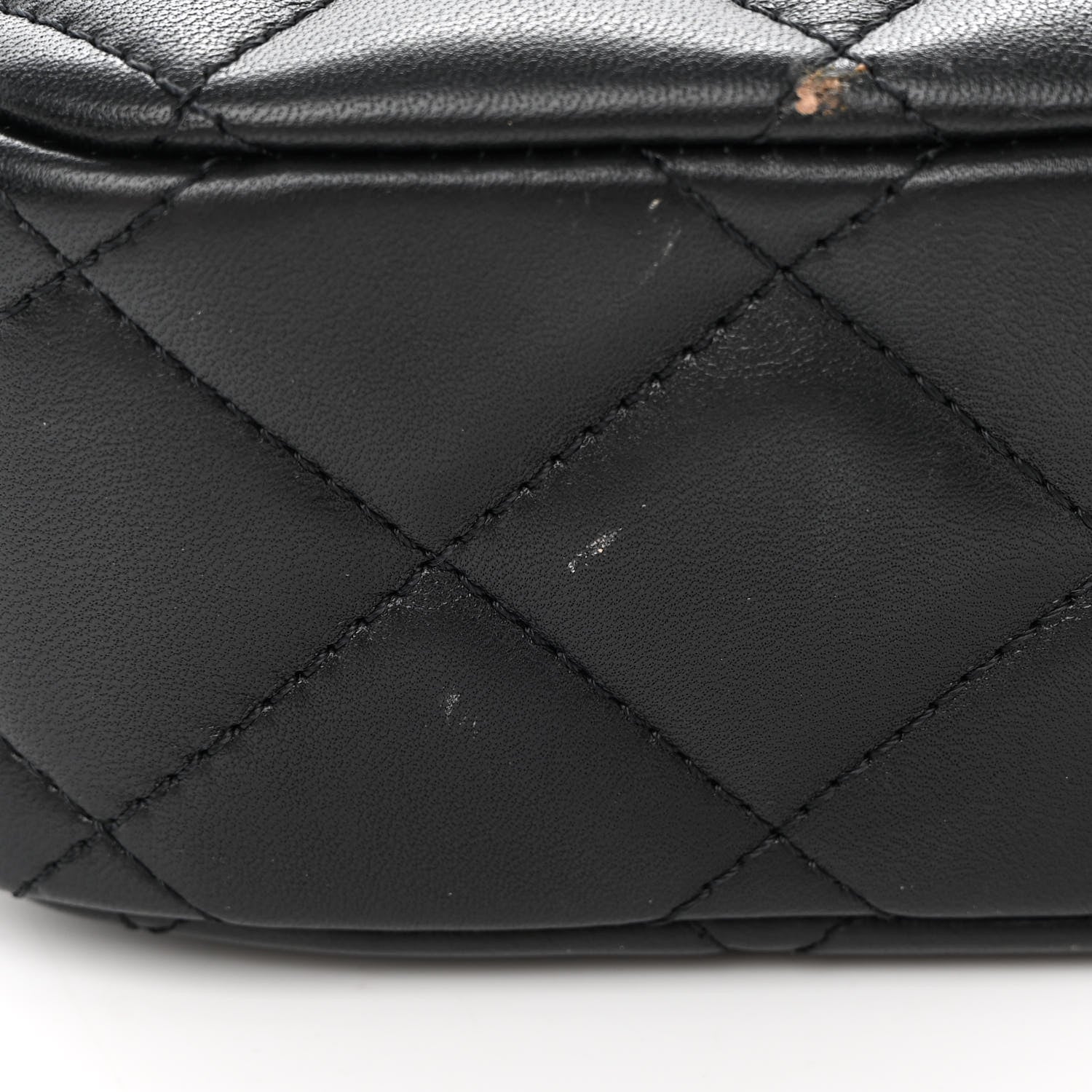 Chanel Lambskin Quilted Mini My Perfect Camera Case Black 13 of 14